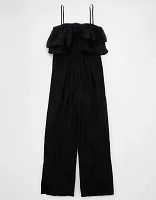 AE Strapless Ruffle Jumpsuit