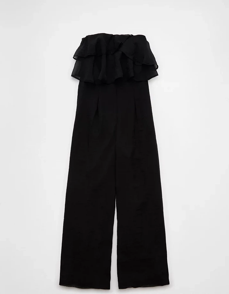 AE Strapless Ruffle Jumpsuit