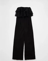 AE Strapless Ruffle Jumpsuit