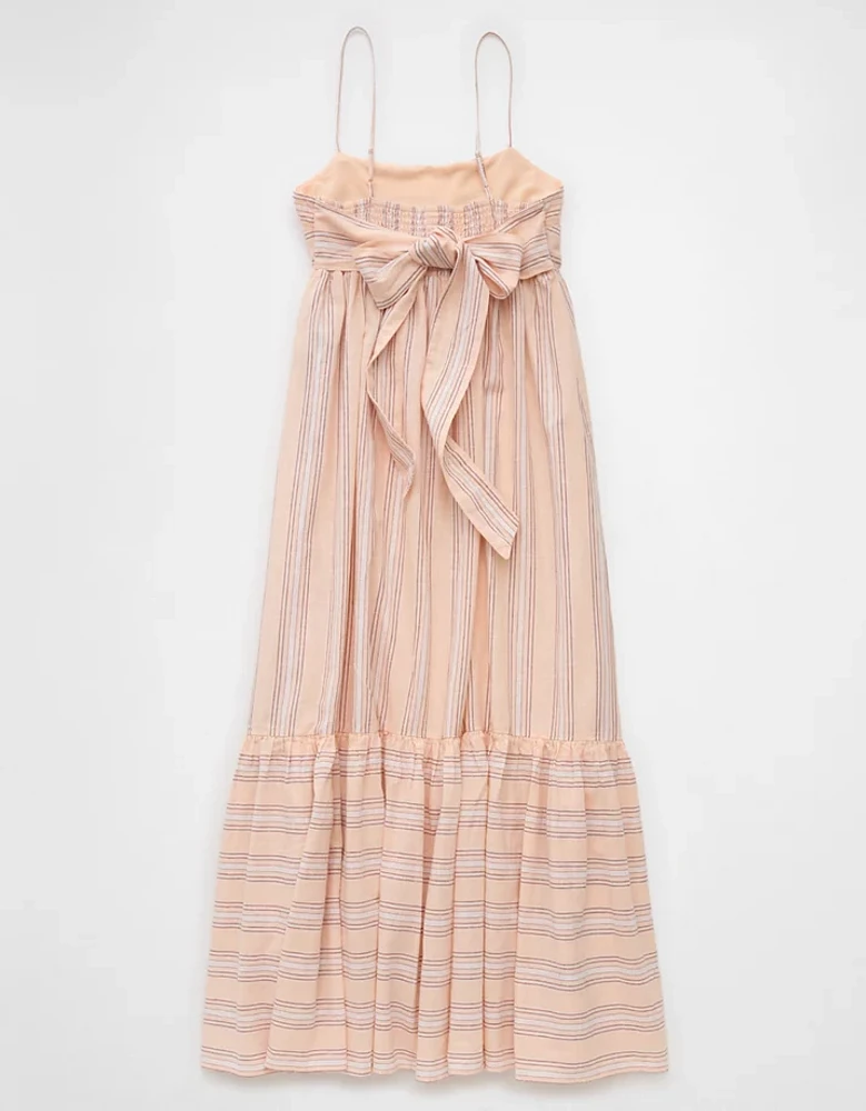 AE Tie Back Babydoll Maxi Dress