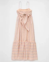 AE Tie Back Babydoll Maxi Dress