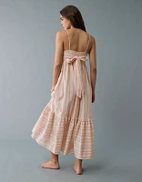 AE Tie Back Babydoll Maxi Dress