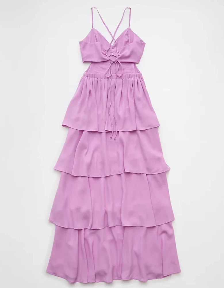 AE Cut-Out Tiered Maxi Dress