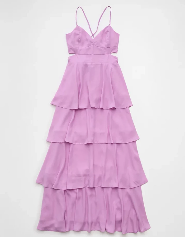 AE Cut-Out Tiered Maxi Dress