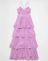 AE Cut-Out Tiered Maxi Dress
