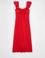 AE Cap Sleeve Sweetheart Midi Dress