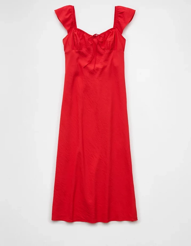 AE Cap Sleeve Sweetheart Midi Dress