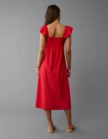 AE Cap Sleeve Sweetheart Midi Dress
