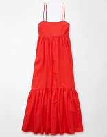 AE Tie Back Babydoll Maxi Dress