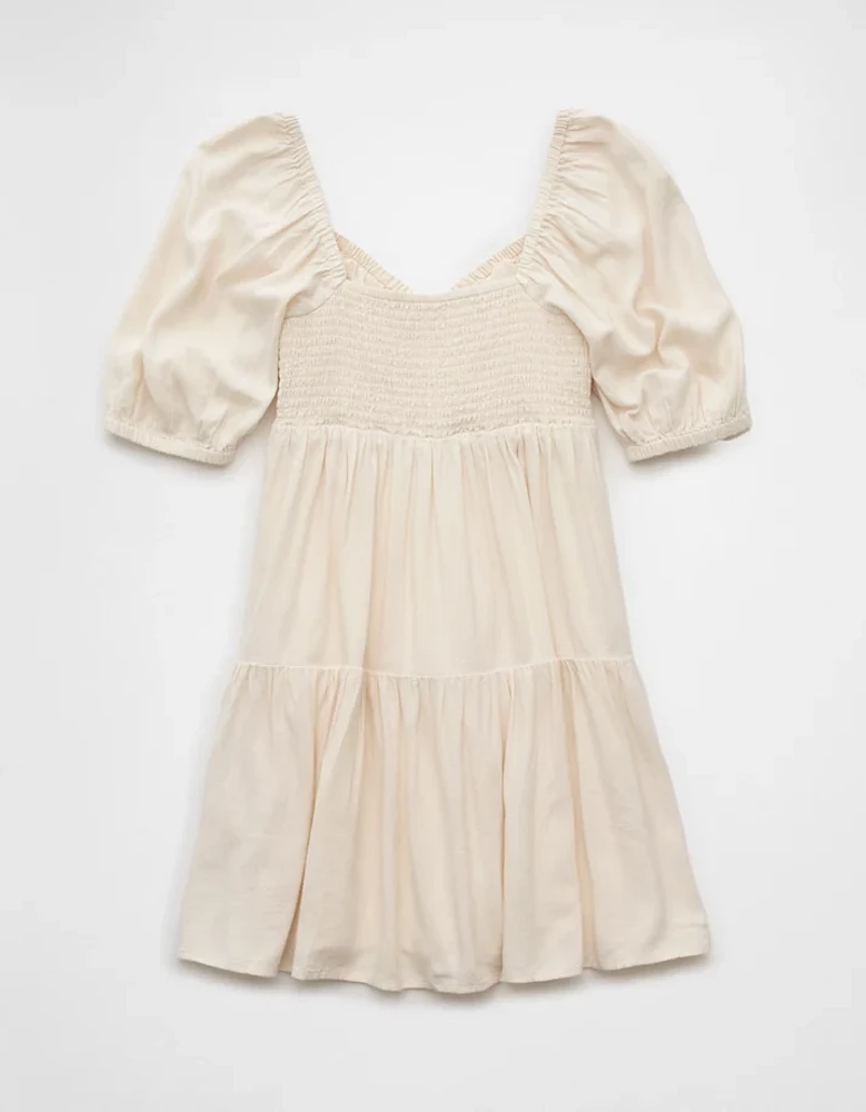 Robe nuisette à manches bouffantes AE