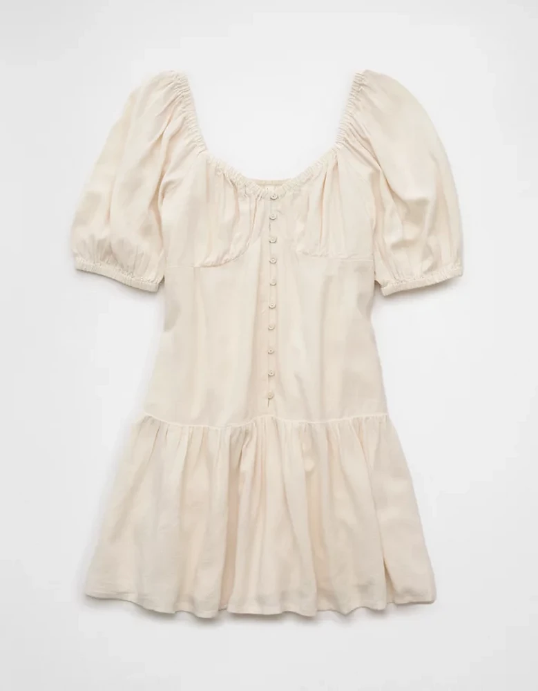 Robe nuisette à manches bouffantes AE
