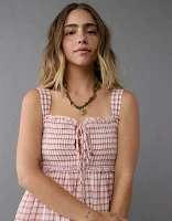 Minirobe nuisette à carreaux AE
