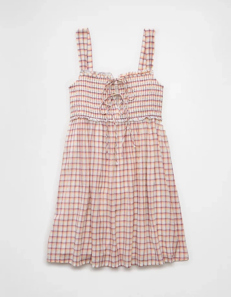 Minirobe nuisette à carreaux AE