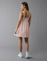 Minirobe nuisette à carreaux AE