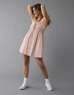 Minirobe nuisette à carreaux AE