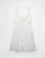 Minirobe avec smocks à la taille AE