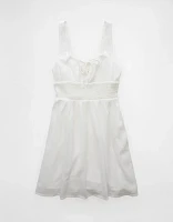 Minirobe avec smocks à la taille AE