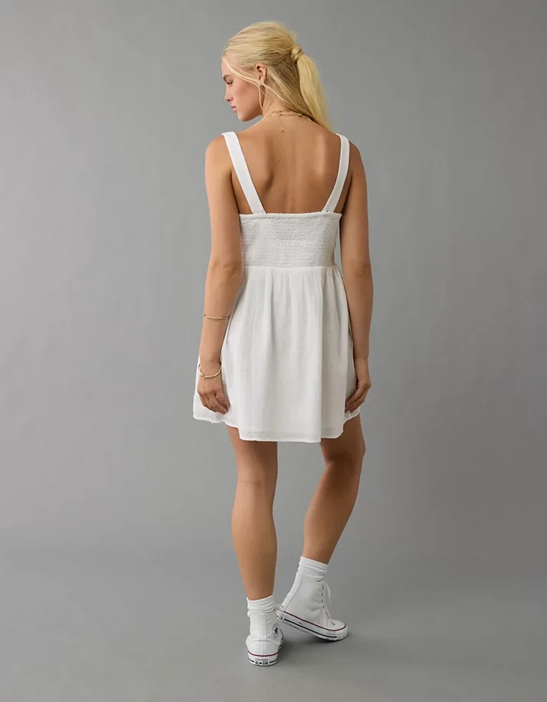 Minirobe avec smocks à la taille AE