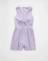 AE Tie Front V-Neck Romper