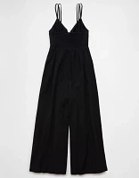 AE V-Neck Wide-Leg Jumpsuit