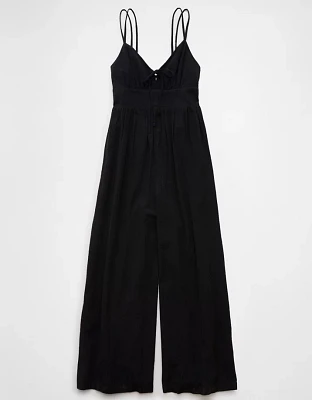 AE V-Neck Wide-Leg Jumpsuit