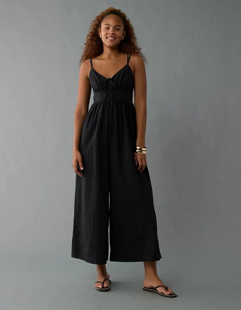 AE V-Neck Wide-Leg Jumpsuit