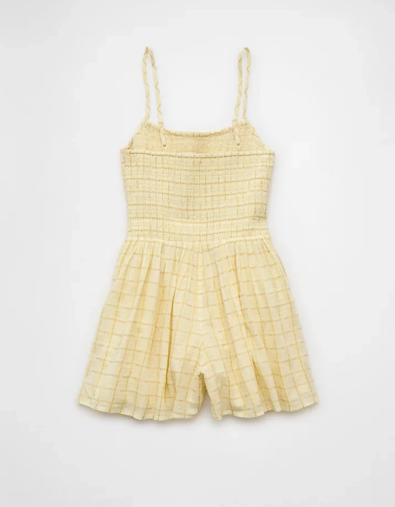 AE Bella Smocked Drop Waist Romper