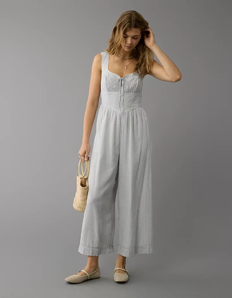 Combinaison-pantalon à haut style corset AE