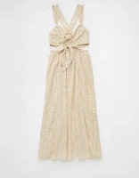 Robe mi-longue avec découpe AE