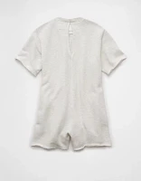 Barboteuse à t-shirt décontractée délavé au sel AE