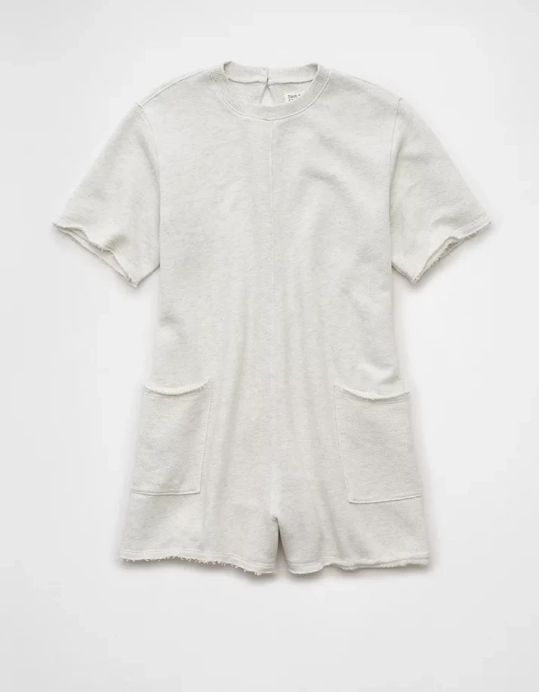 Barboteuse à t-shirt décontractée délavé au sel AE