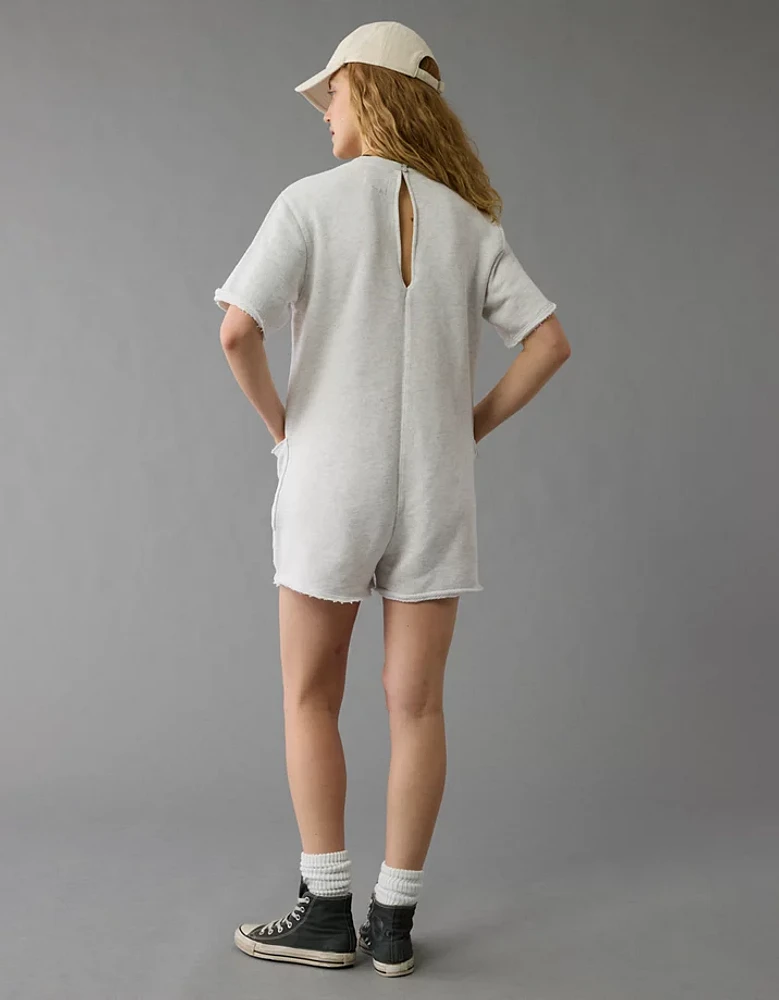 Barboteuse à t-shirt décontractée délavé au sel AE