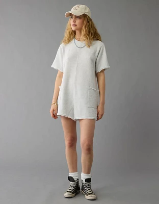 Barboteuse à t-shirt décontractée délavé au sel AE