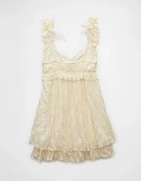Minirobe nuisette à manches flottantes AE