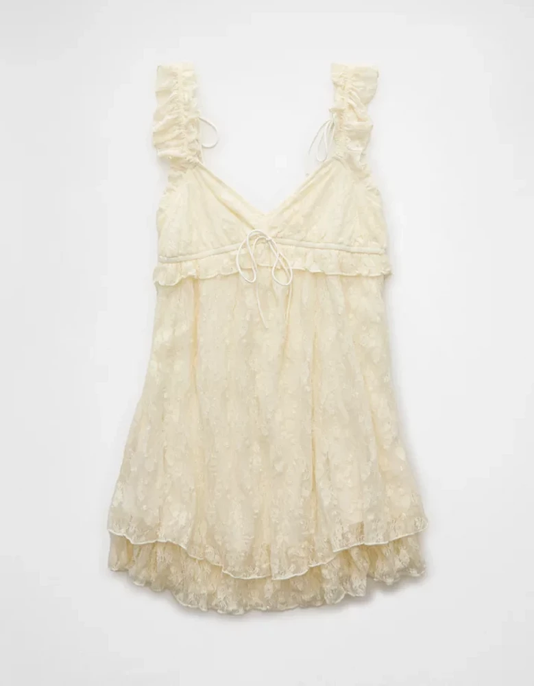 Minirobe nuisette à manches flottantes AE