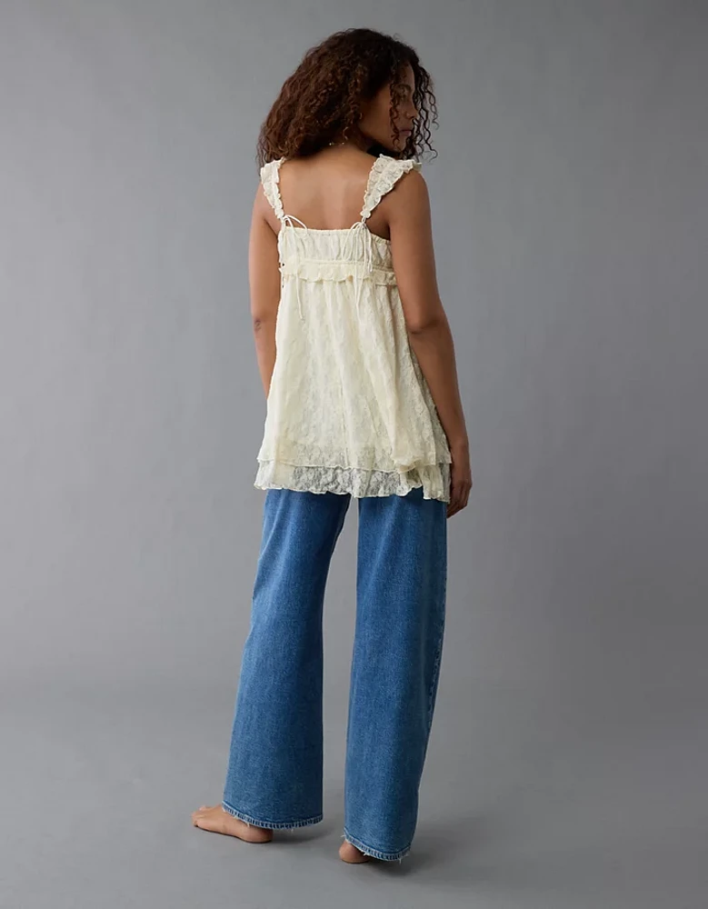 Minirobe nuisette à manches flottantes AE