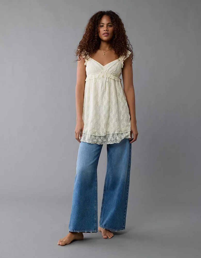 Minirobe nuisette à manches flottantes AE