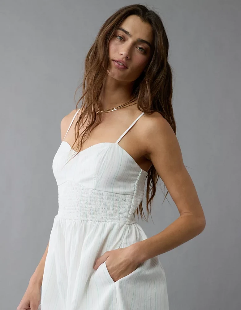 Barboteuse à rayures de style corset Fierté AE