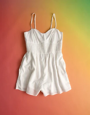 Barboteuse à rayures de style corset Fierté AE