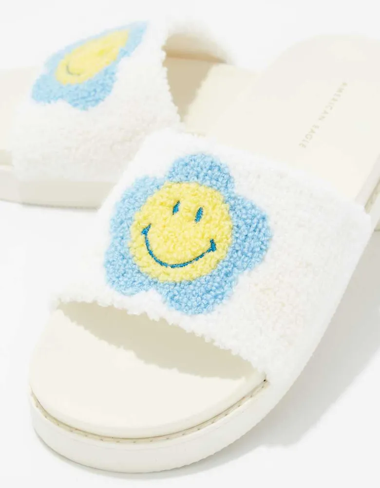 AE Smiley® Terry Slide Sandal