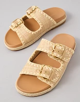 Sandale mule ornée de coutures AE