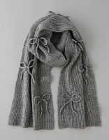 AE Knit Bow Scarf