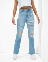 AE Ripped Super High-Waisted Flare Jean