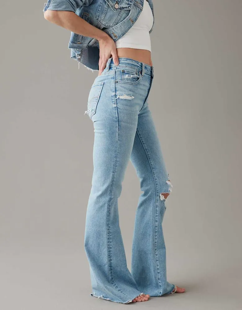 American Eagle AEO Hi-Rise Artist Flare Jeans