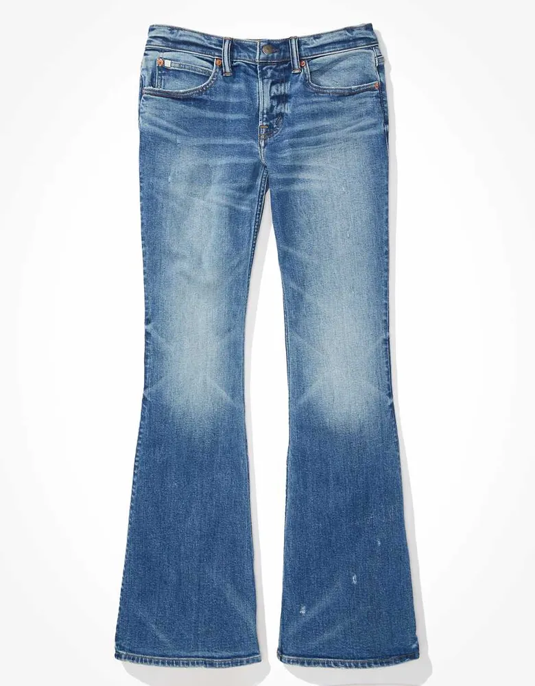 AE77 Low-Rise Flare Jean