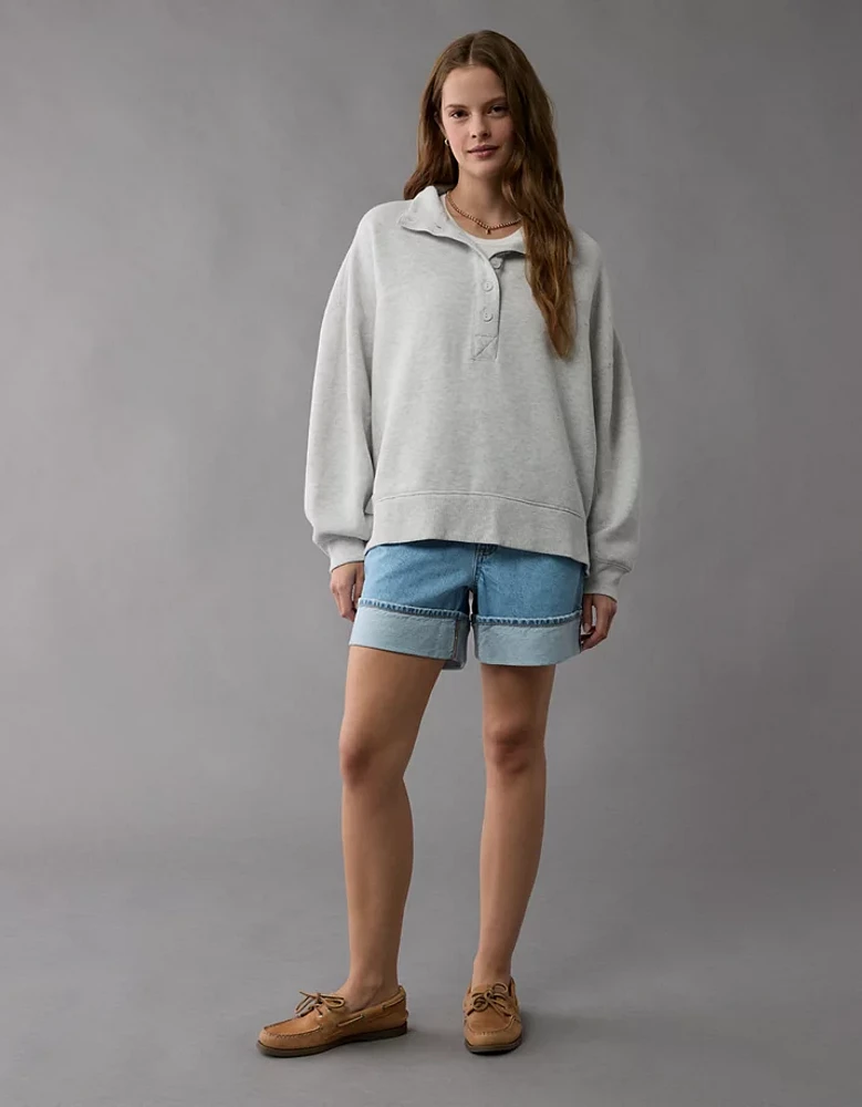 AE Big Hug Henley Sweatshirt
