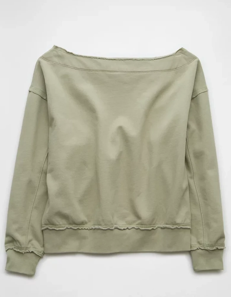 AE Off The Shoulder Sweatshirt