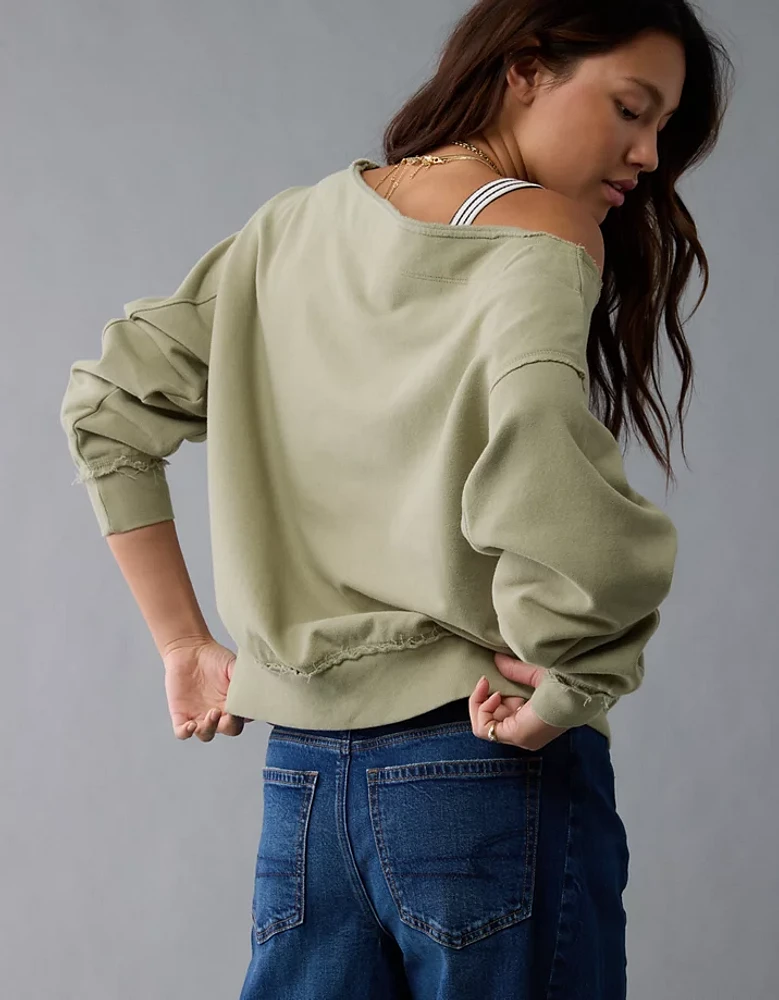 AE Off The Shoulder Sweatshirt