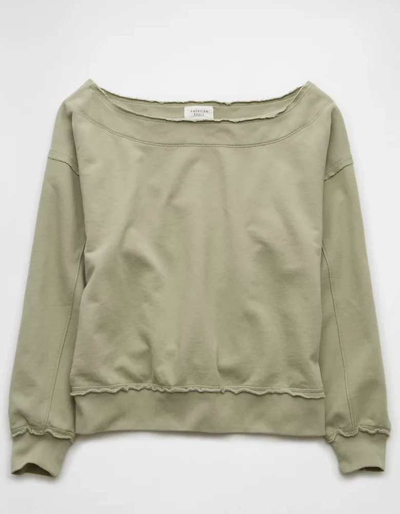 AE Off The Shoulder Sweatshirt