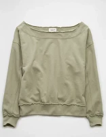 AE Off The Shoulder Sweatshirt